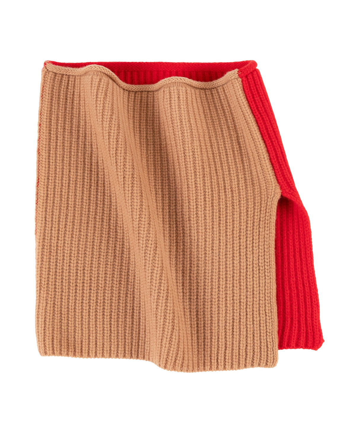 Cozy Neckwarmer in Cherry Camel