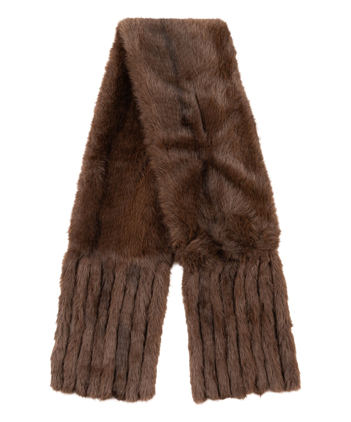 Faux Fur Oblong in Brown
