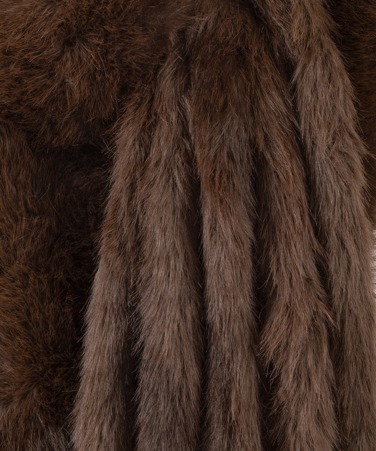 Faux Fur Oblong in Brown