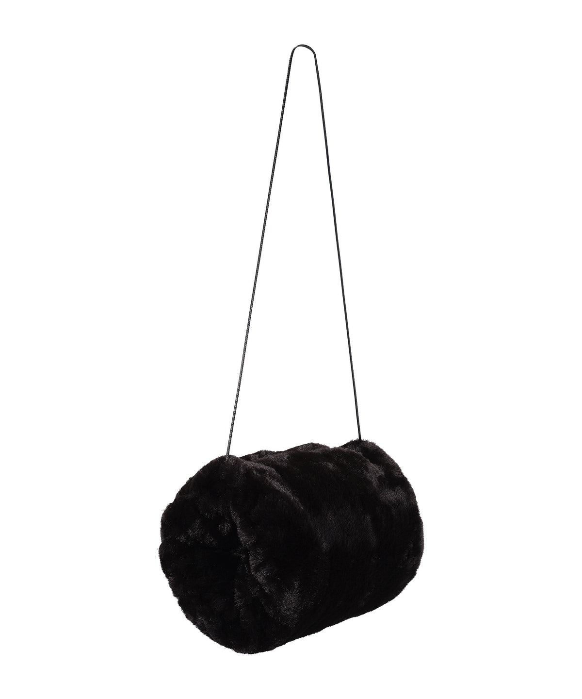 Faux Fur Muff in Black