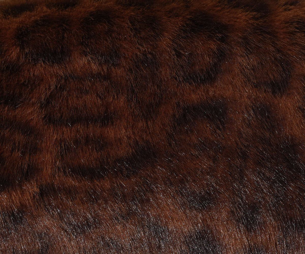 Faux Fur Muff in Brown