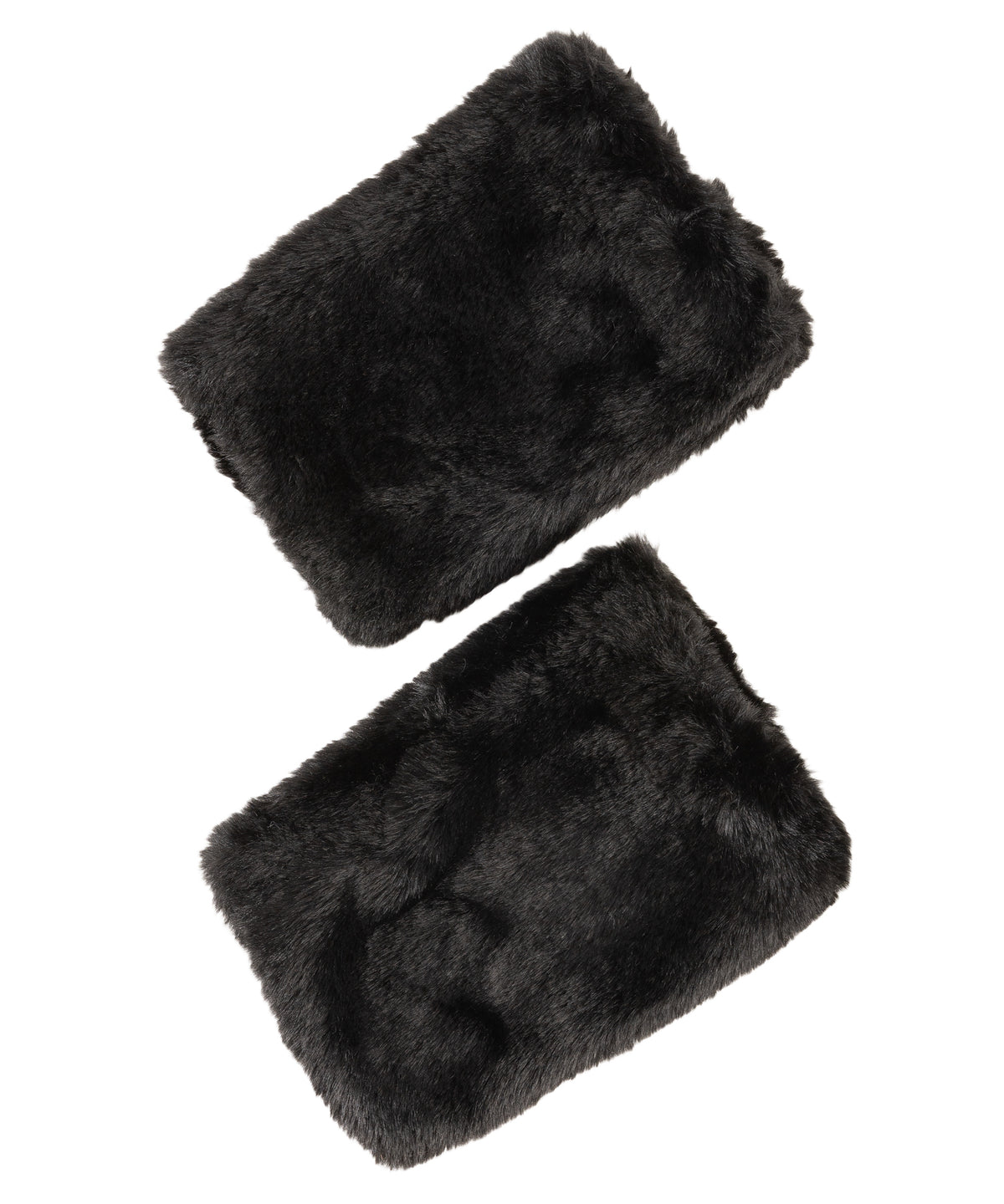 Faux Fur Handwarmer in Black