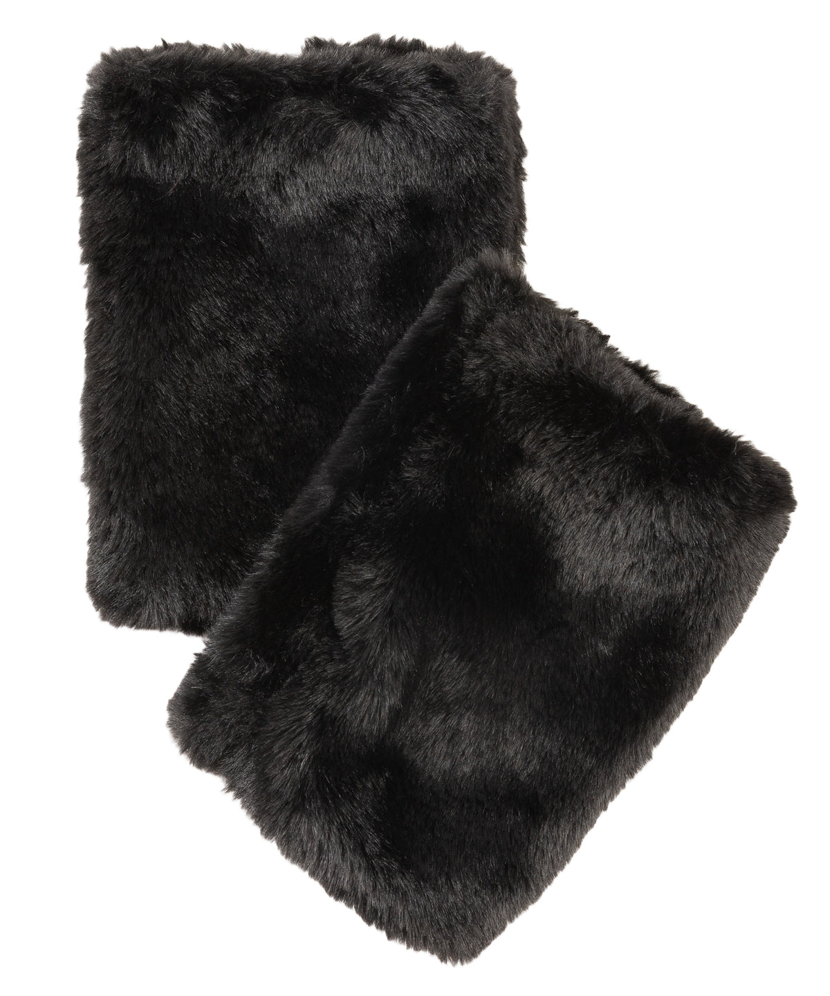 Faux Fur Handwarmer in Black