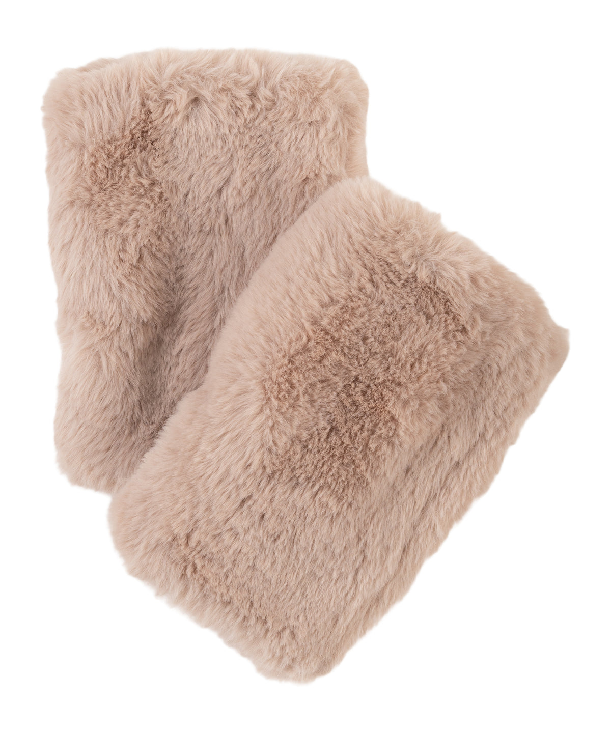 Faux Fur Handwarmer in Taupe