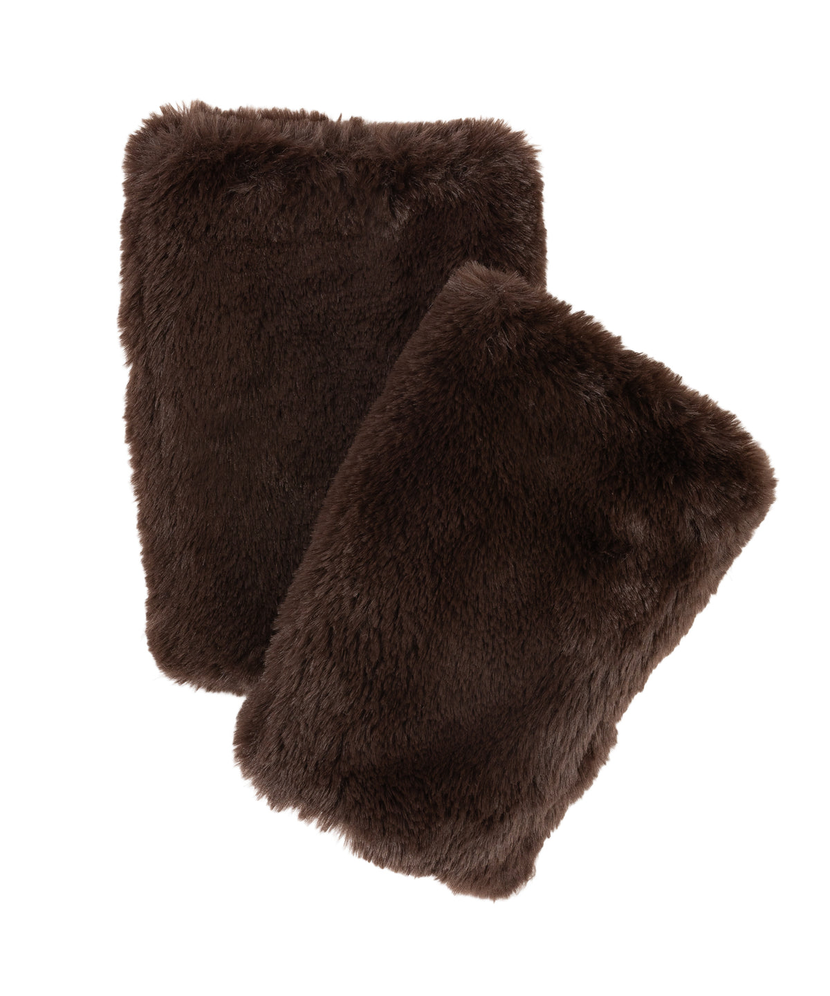 Faux Fur Handwarmer in Chocolate
