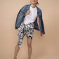 Batik Patch Wrap in color white