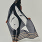 Catch Of The Day Sarong in color black