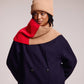 Cozy Neckwarmer in Cherry Camel