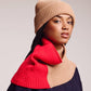Cozy Neckwarmer in Cherry Camel