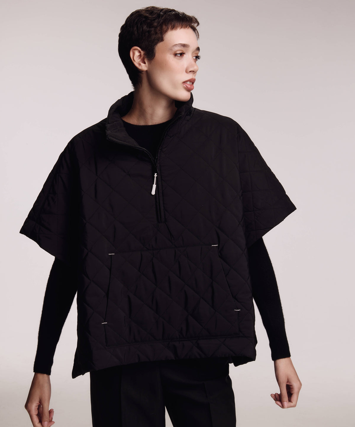 Everyday Poncho in Black
