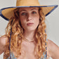 Summer Escape Floppy Hat in color indigo