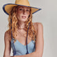 Summer Escape Floppy Hat in color indigo