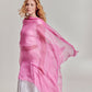 Essential Modal-silk Blend Crinkle Wrap in color beach pink