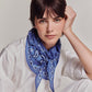 Bandana Triangle Scarf in color ultramarine