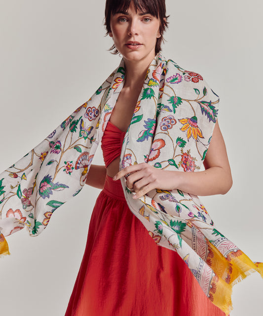 Tree Of Life Wrap in color multi