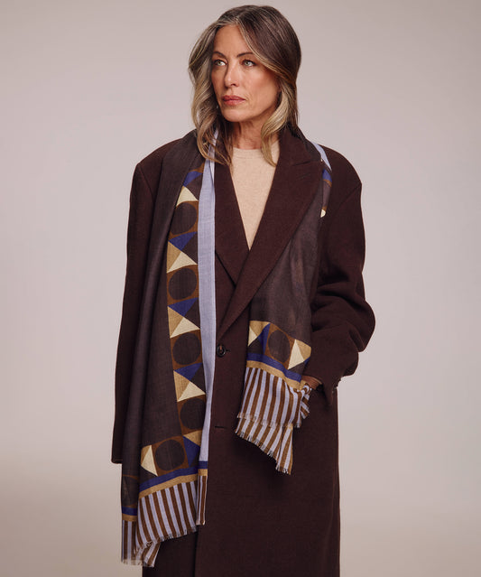 Modernist Geo Wrap