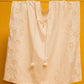 Bandana Embroidered Caftan in color cream