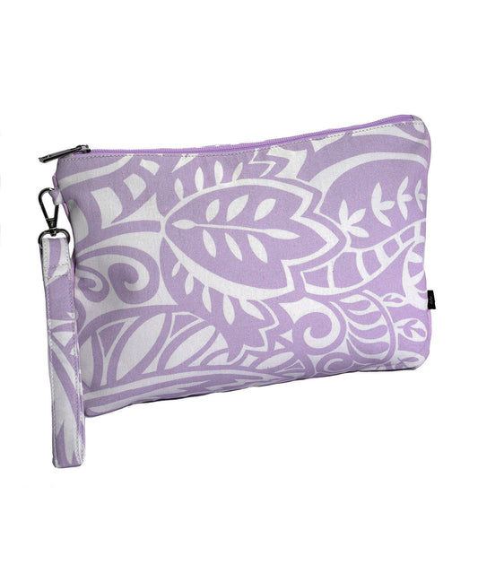 Canyon Paisley Beach Clutch in color Lavender Mist