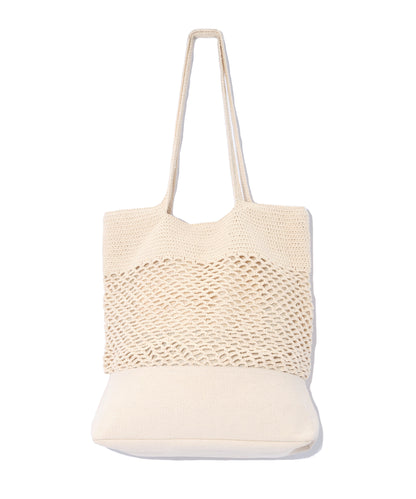Tambour Market Tote in color Natural