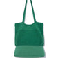 Tambour Market Tote in color Amazon Green