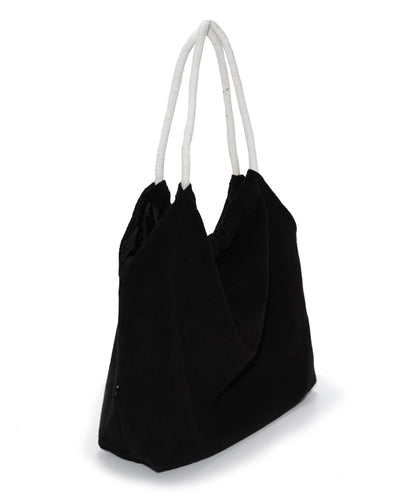 Terry 2-tone Tote in color Black