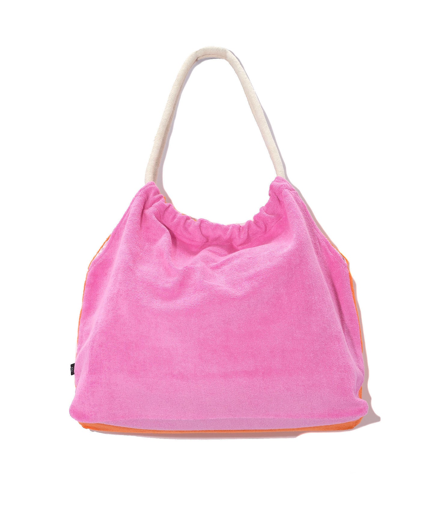 Terry 2-tone Tote in color Ultra Pink