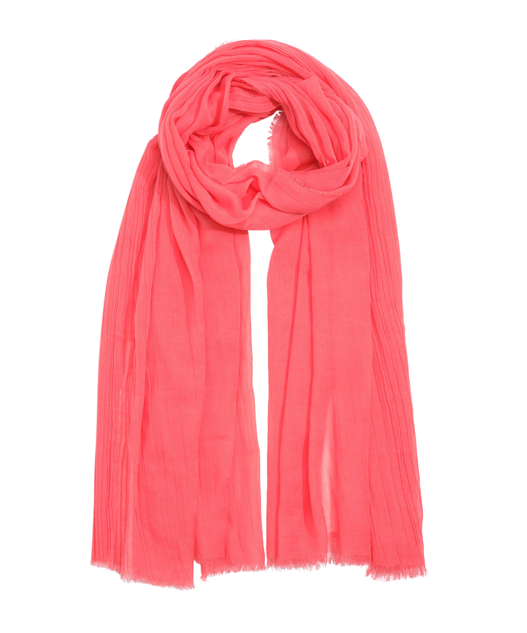 Echo Essentials Sustainable Crinkle Wrap in color Coral