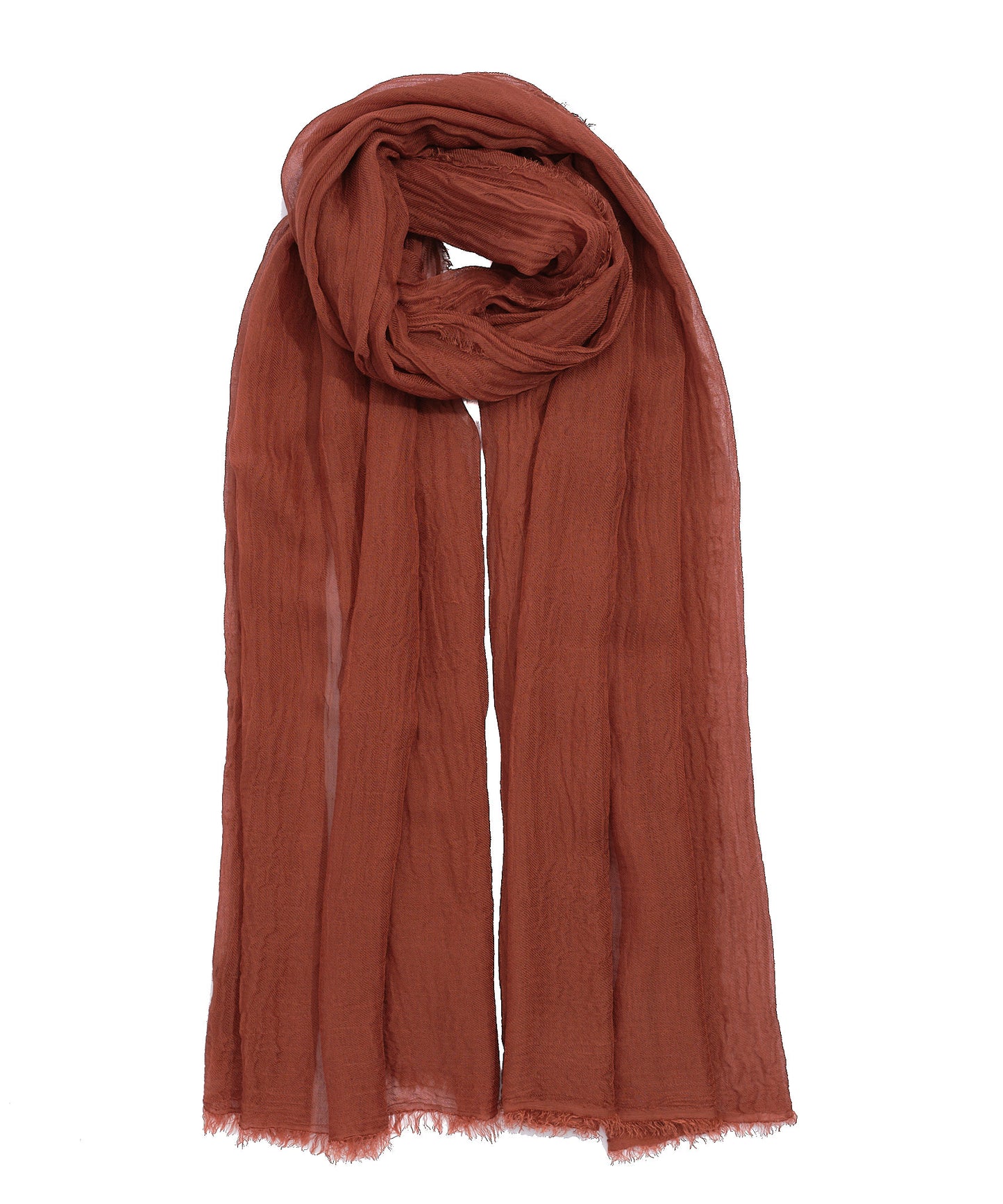 Essential Silk-Modal Crinkle Wrap