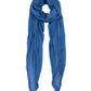 Essential Modal-silk Blend Crinkle Wrap in color ultramarine