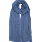 Essential Modal-silk Blend Crinkle Wrap in color french blue