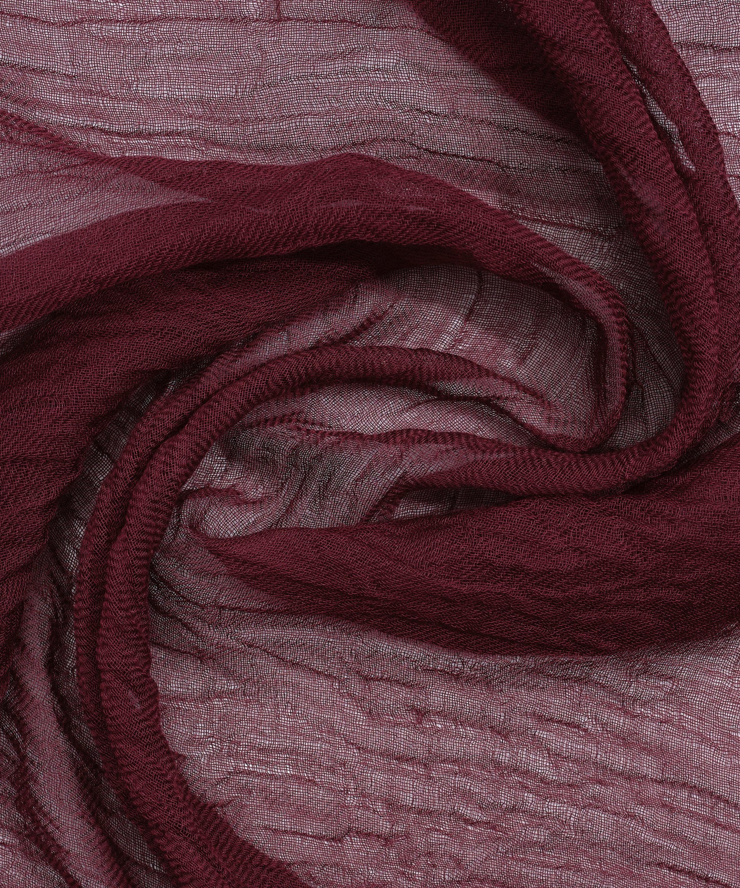 Essential Modal-silk Blend Crinkle Wrap in color fig