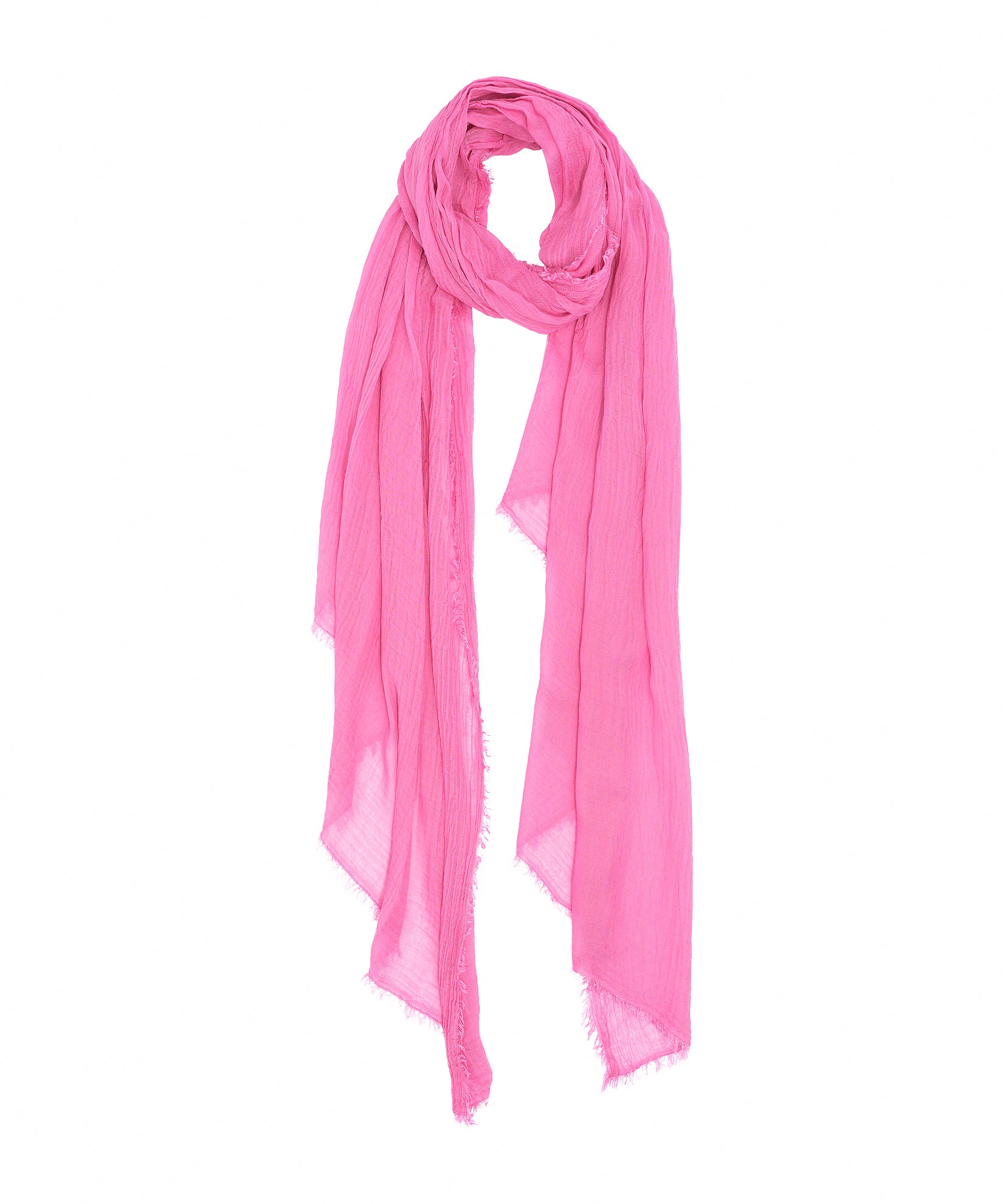 Essential Modal-silk Blend Crinkle Wrap in color beach pink