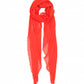 Essential Modal-silk Blend Crinkle Wrap in color fiesta orange
