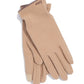 Cozy Stretch Touch Glove in color Camel Heather