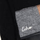 Wool Blend Patchwork Glove in color Black/Camel