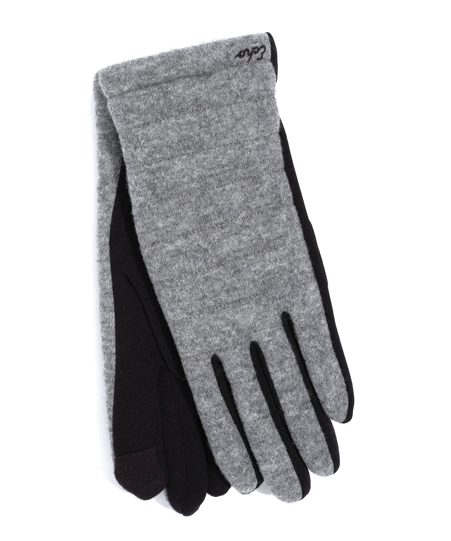 Quilted Commuter Glove in color Grey Heather
