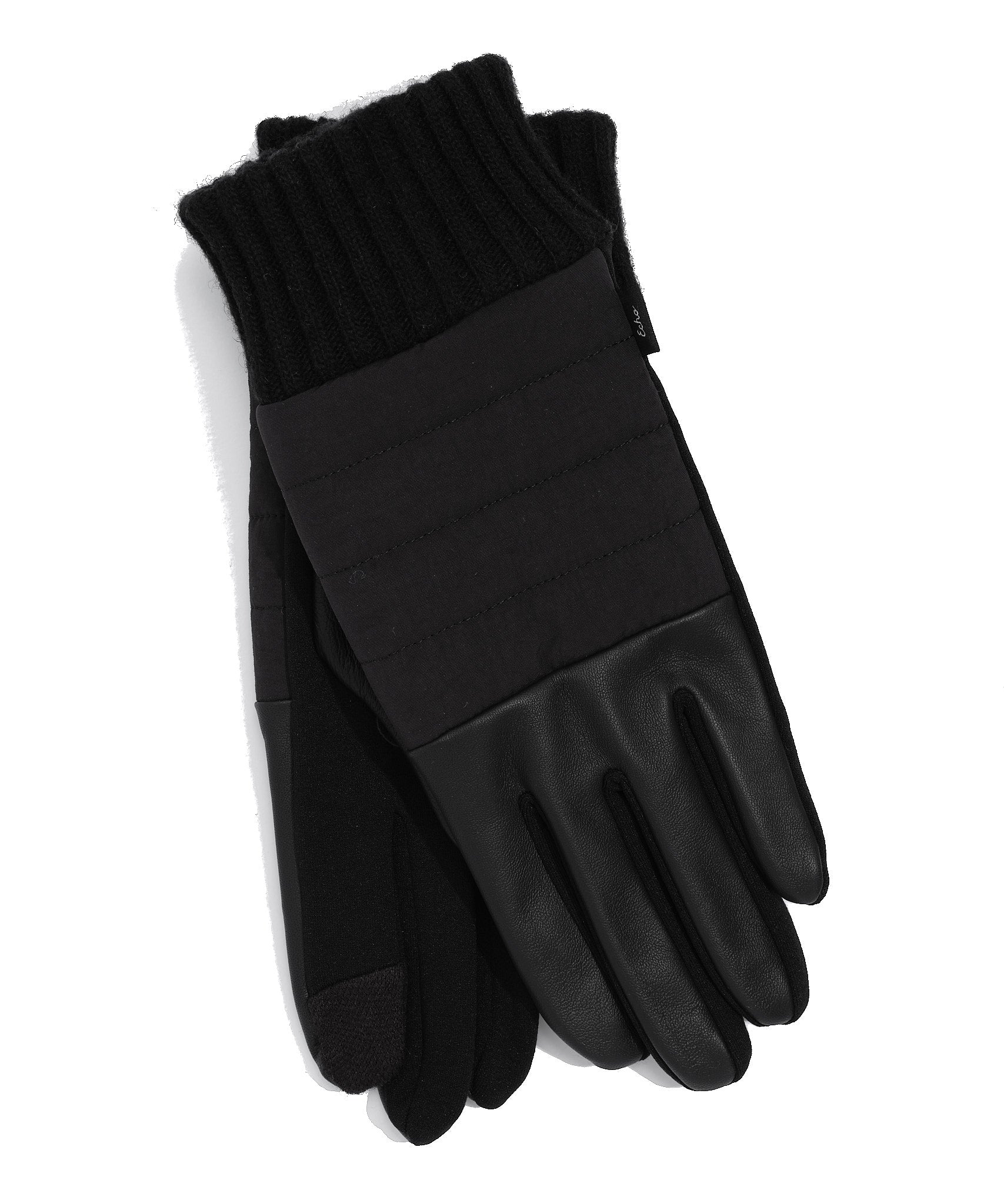 Cloud Hybrid Glove in color Black