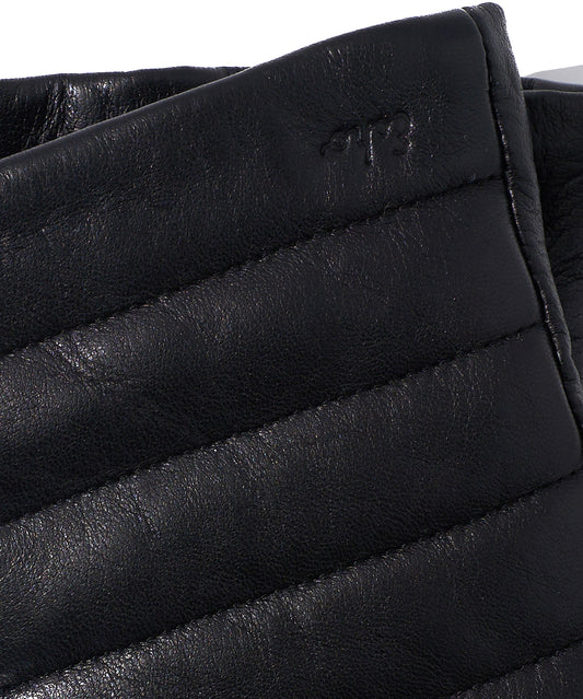 Channel Quilted Leather Glove