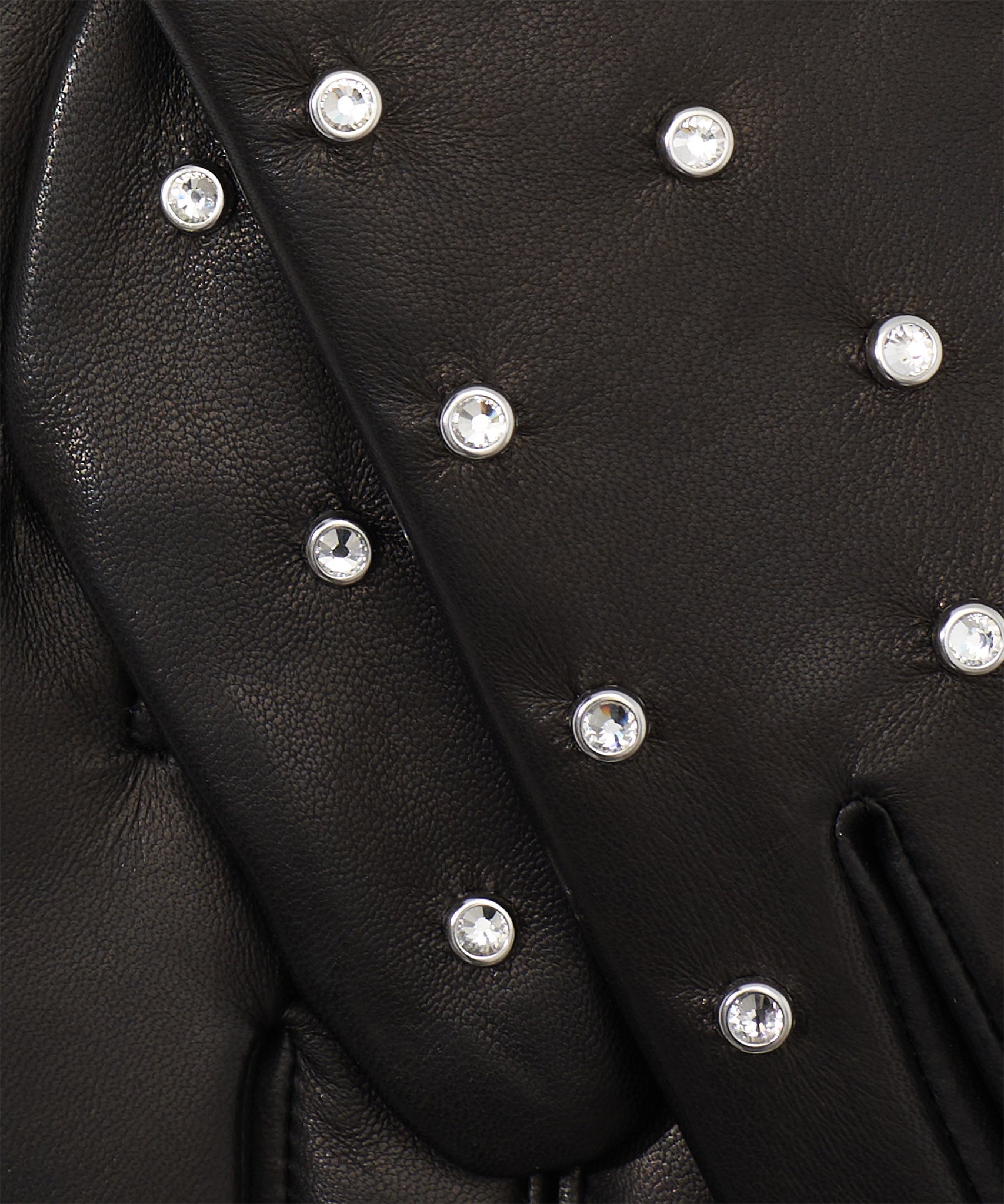 Crystals Glove in color Black