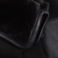 Fold Down Faux Fur Cuff Glove in color Black