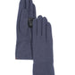 Comfort Stretch Long Touch Glove in color Denim Blue