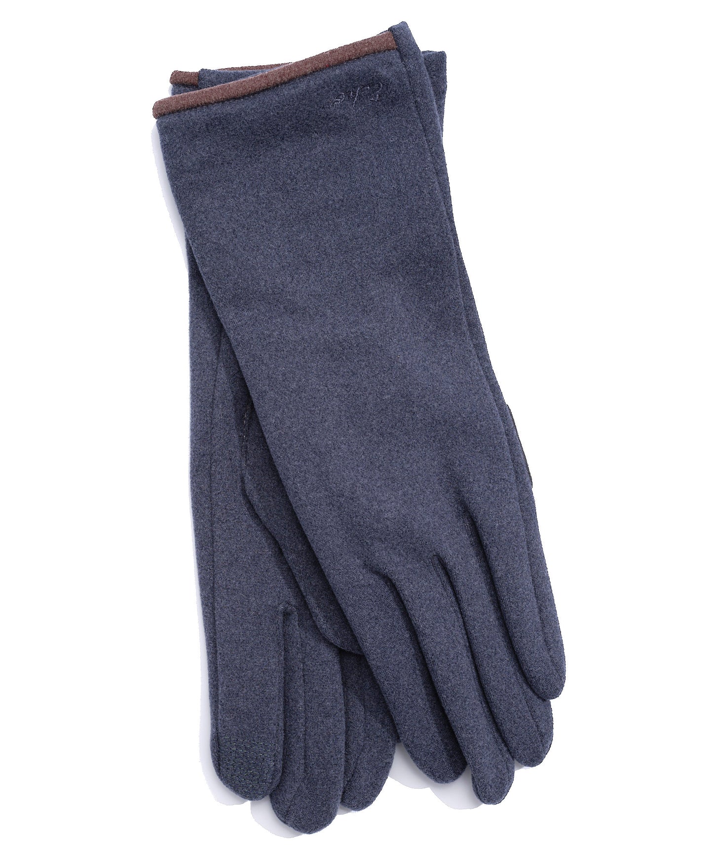 Comfort Stretch Long Touch Glove in color Denim Blue