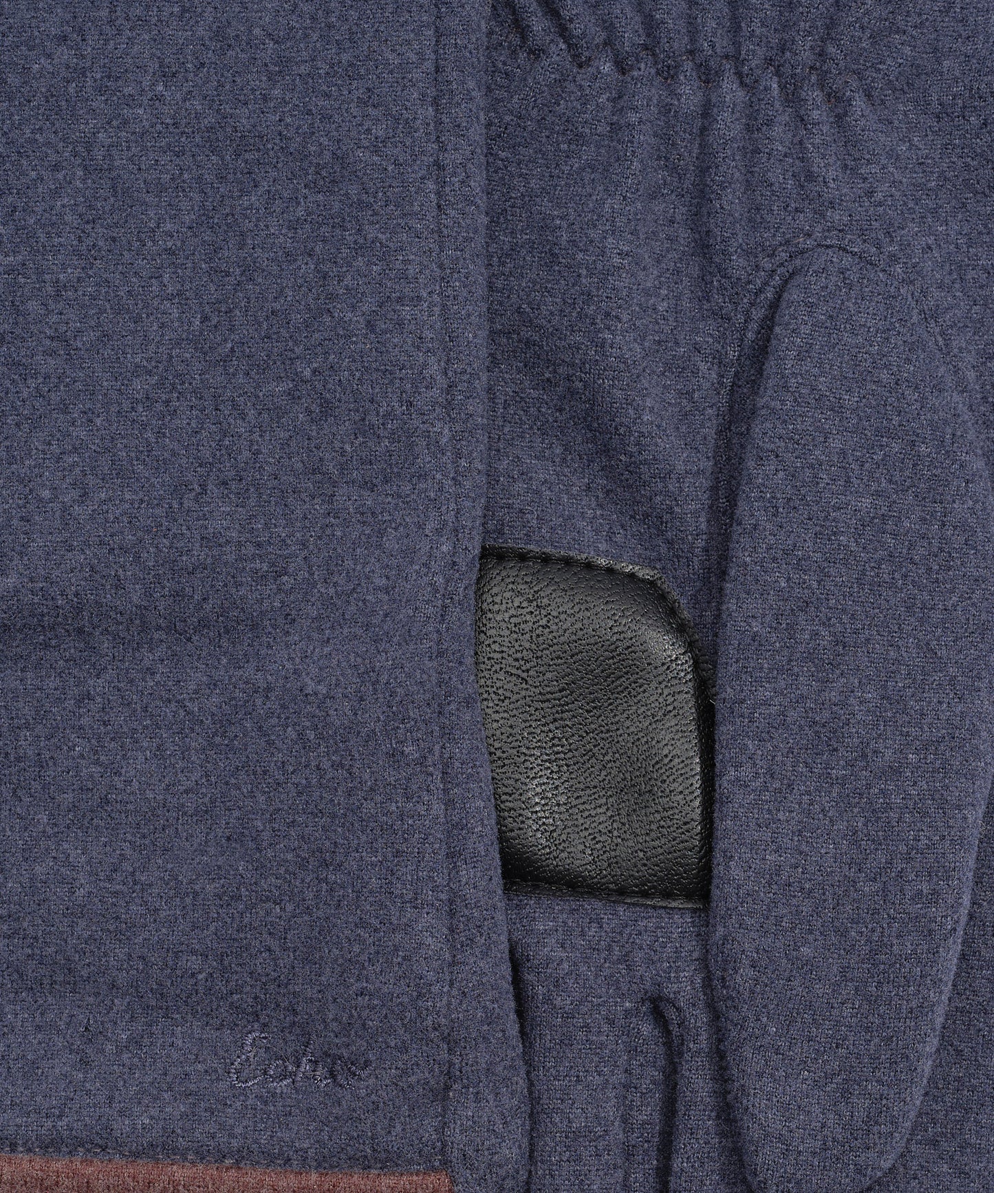 Comfort Stretch Long Touch Glove in color Denim Blue