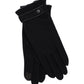 Belted Glove in color Black