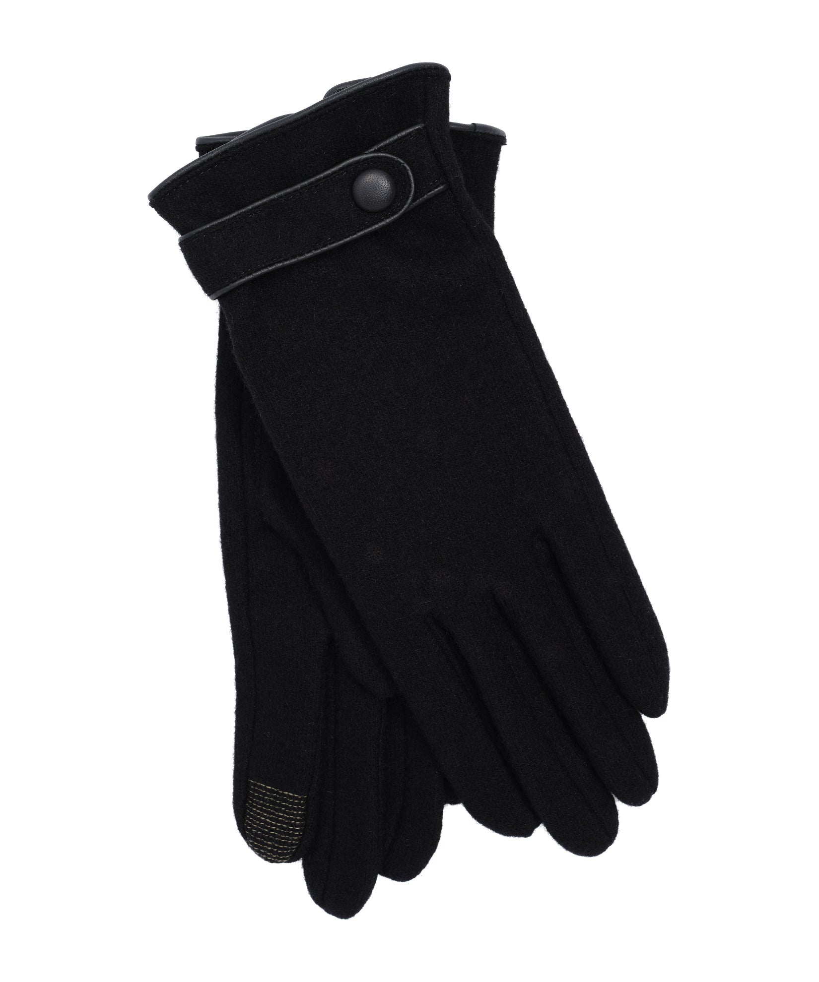 Belted Glove in color Black