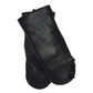 Zip-top Glove With Faux Fur Lining in color Black