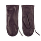 Zip-top Glove With Faux Fur Lining in color Winetasting