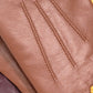 Colorblock Leather Glove in color cinnamon bark