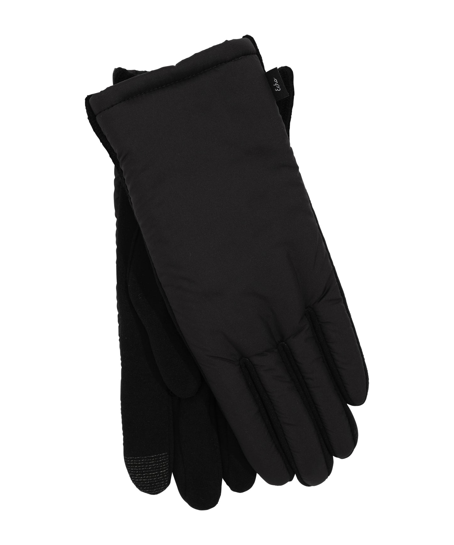 Comfort Stretch Puffer Glove in color Black