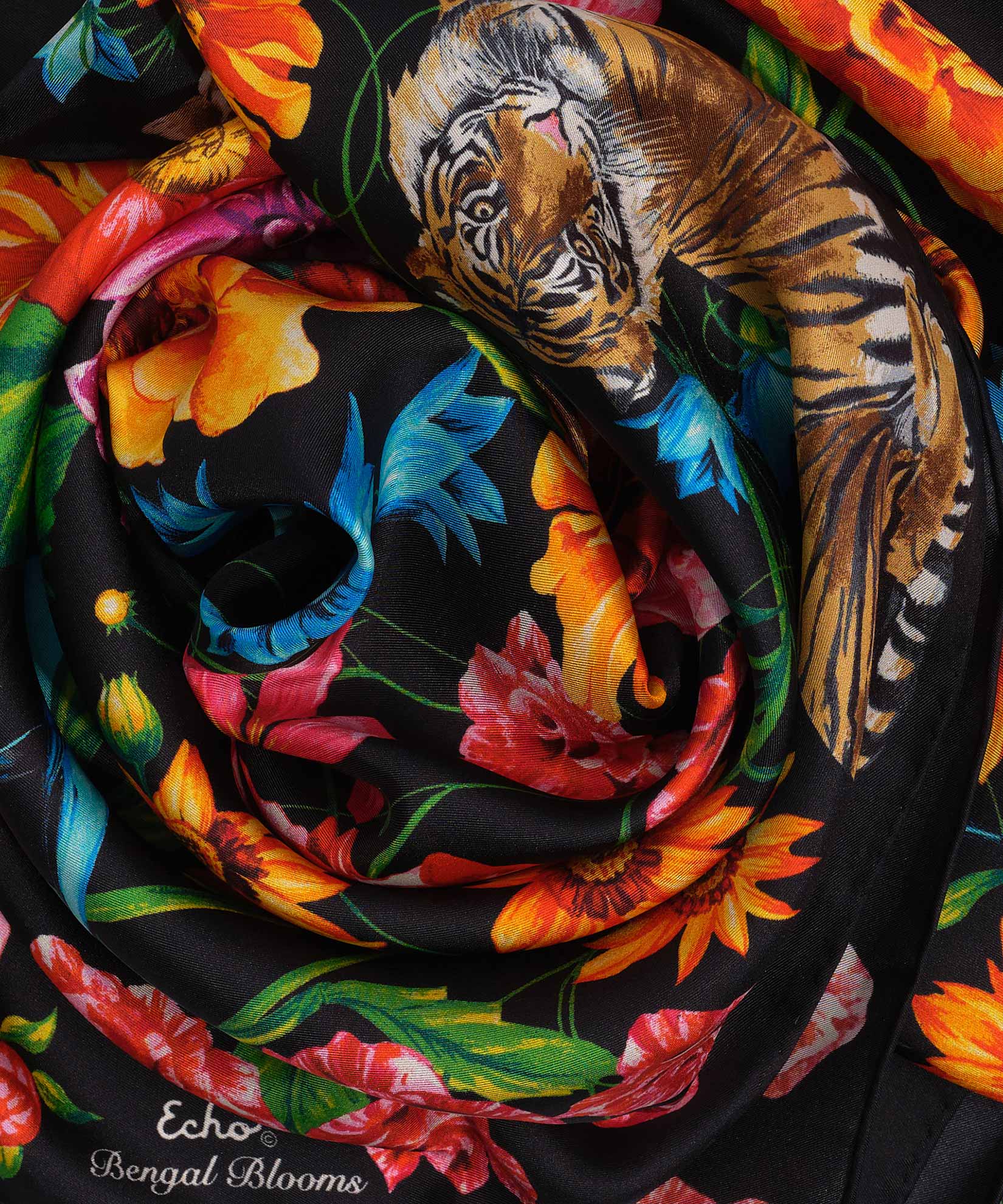 Louis Vuitton Multi-colored Cities Printed Silk Scarf